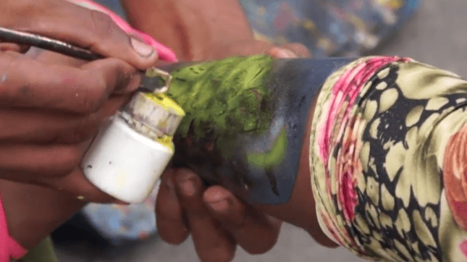 Los tatuajes en el carnaval