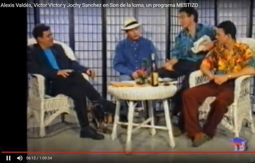 Alexis Valdés, @alexisvaldes Victor Victor y Jochy Sanchez en Son de la loma, un programa MESTIZO
