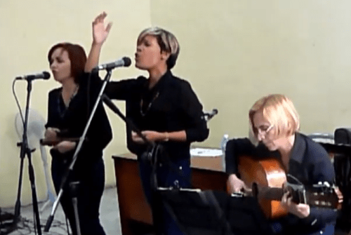 Trio Palabras «Mariposita de primavera» en el Festival de la Trova