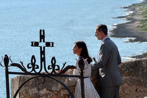 Los Reyes de España en Santiago (fotos)