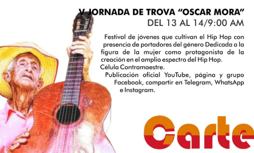 Cartelera Cultural de la semana del 12 al 18 de abril de 2021 (publicada el día 14)