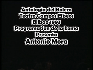 Antonio Mora presentó Antología del Bolero en 1993