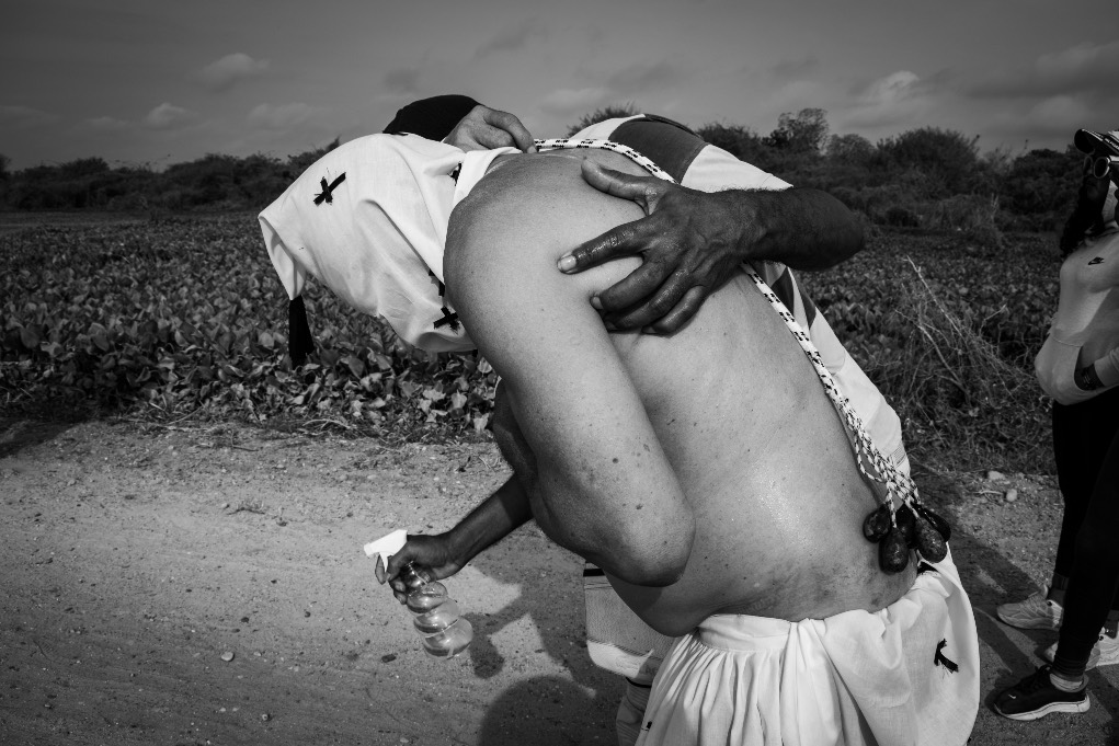 Flagelantes de Santo Tomás, en Colombia