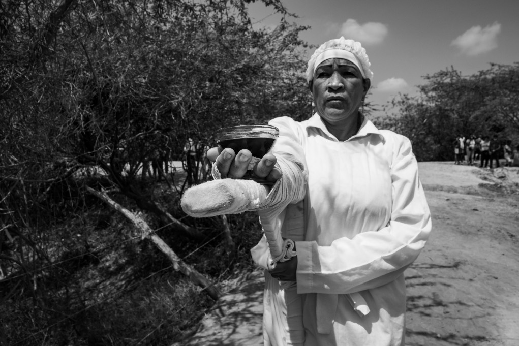 Flagelantes de Santo Tomás, en Colombia