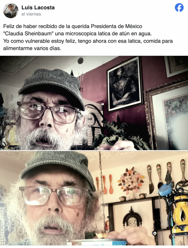 Captura de pantalla de Facebook