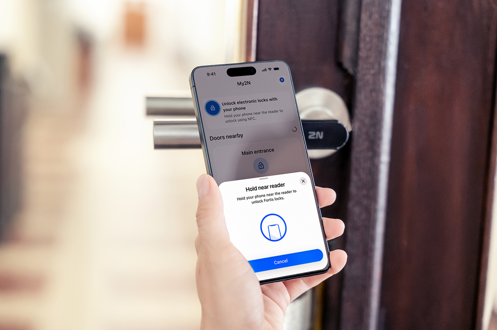 La app My2N ahora también desbloquea las cerraduras electrónicas 2N Fortis